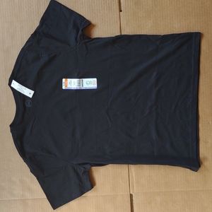 wonder nature Black CottonBlend Shirt Big Boys Husky Size XL 14-16 (Extra Large)